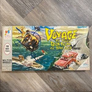 Vintage 1964 Milton Bradley Voyage To The Bottom Of The Sea Game